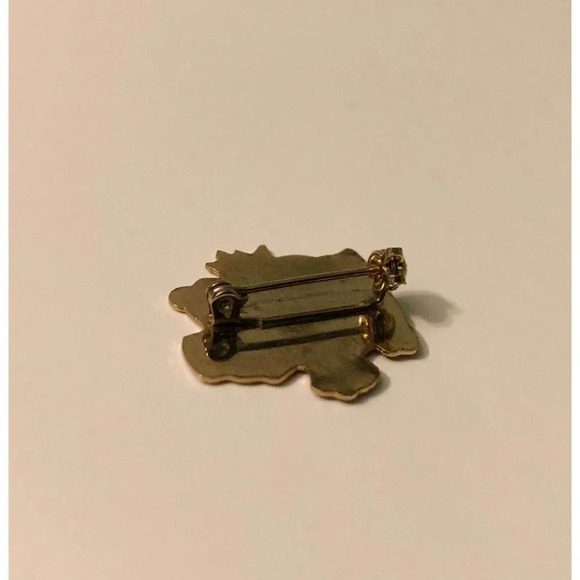 Vintage Snowman and Santa Norcross Taiwan Pin Enamel Chrismas Pins - Picture 6 of 13